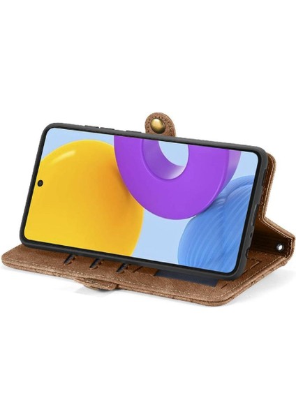 Samsung Galaxy M52 5g Cüzdan Darbeye Basit Iş Için Flip Case (Yurt Dışından) fırsatları
