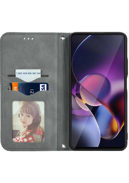 Motorola Kenar 50 Pro Flip Kapak Için Flip Case Basit Iş Cüzdan Kılıf (Yurt Dışından) fırsatları