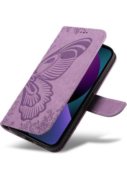 Kredi Kartı Yuvası ile IPhone 13 Mini Yüksek Kalite Deri Için Flip Case (Yurt Dışından) modelleri