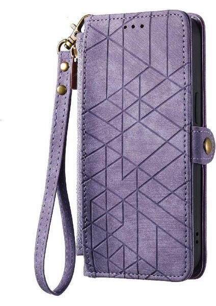Samsung Galaxy A02S Cüzdan Için Flip Case Basit Iş Kapak Kılıfı (Yurt Dışından)