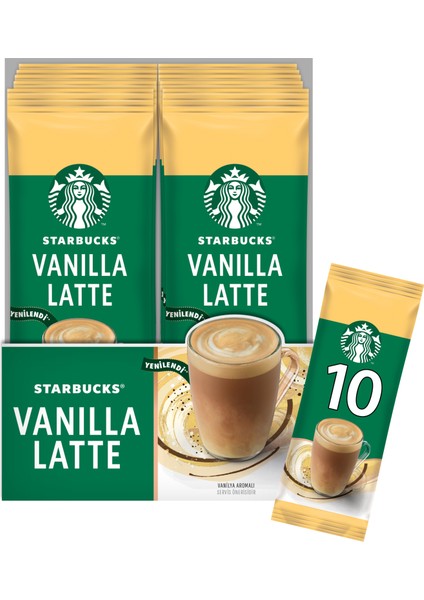 Premium Vanilla Latte Serisi 10LU