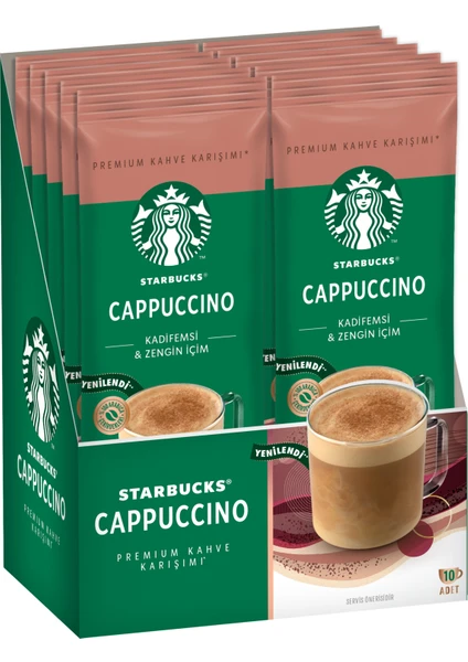 Cappuccino Granül Kahve 10'lu Paket x 14 gr