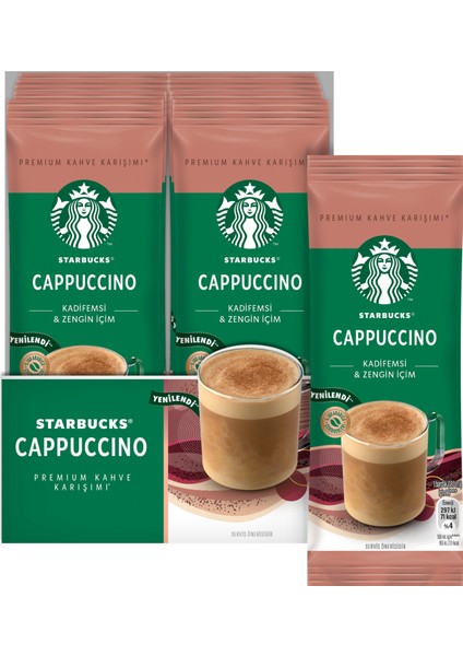 Cappuccino Granül Kahve 10'lu Paket x 14 gr