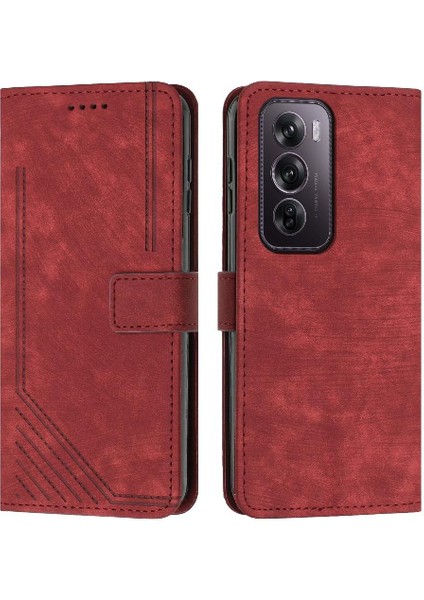 Oppo Oppo 12 Pro 5g Pu Deri Kart Ekleme Cüzdan Için Flip Case (Yurt Dışından)