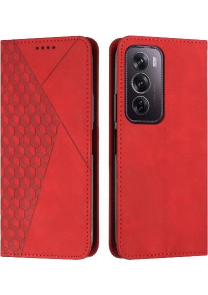 Oppo Oppo 12 Pro 5g Kart Ekleme Pu Deri Kickstand Için Flip Case (Yurt Dışından)