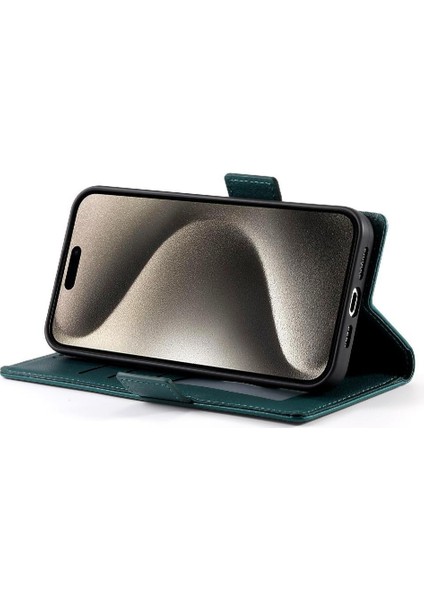 IPhone 15 Için Flip Case Pro Kart Yuvaları Iş Günlük Kullanım Cüzdan Flip (Yurt Dışından) fırsatları
