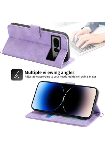 Google Piksel 7 Pro Kabartmalı Bileklik Çoklu Kredi Kartı Için Flip Case (Yurt Dışından) indirimleri