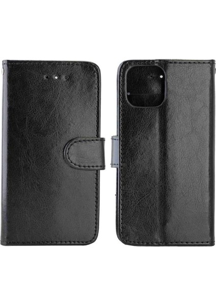 IPhone 12 Için Flip Case Pro Manyetik Kapatma Kart Tutucu Darbeye Pu (Yurt Dışından)