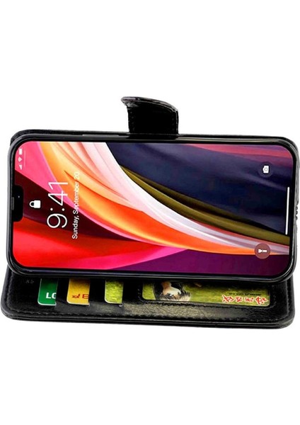 IPhone 12 Için Flip Case Pro Manyetik Kapatma Kart Tutucu Darbeye Pu (Yurt Dışından)