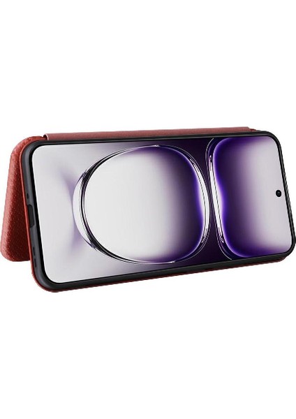 Oppo Oppo 12 5g Manyetik Karbon Fiber Tam Koruma Flip Case Için Flip Case (Yurt Dışından) fırsatları
