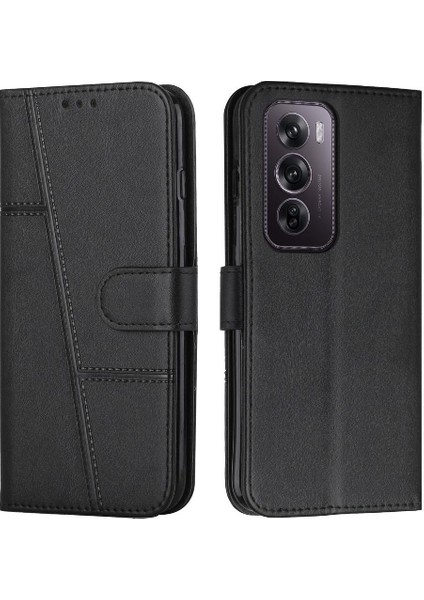 Oppo Oppo 12 Pro 5g Kart Ekleme Pu Deri Yan Toka Için Flip Case (Yurt Dışından)