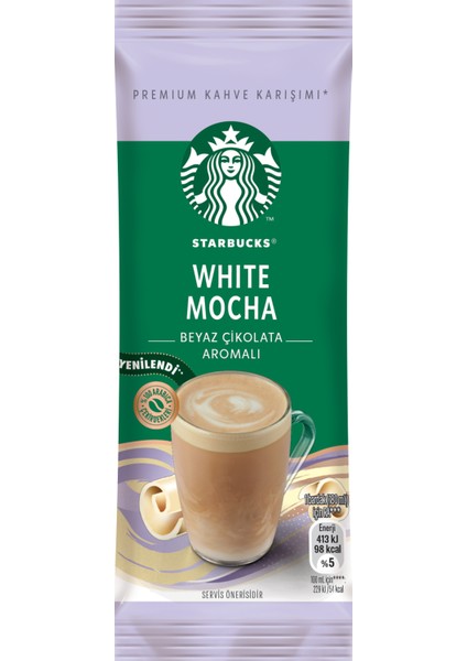 White Mocha Premium Kahve Karışımı 24 gr x 10 Paket