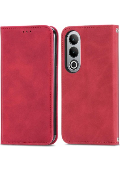 Oneplus Nord Ce4 Için Flip Case Cüzdan Kapak Çevirin Deri Kılıf Darbeye (Yurt Dışından)