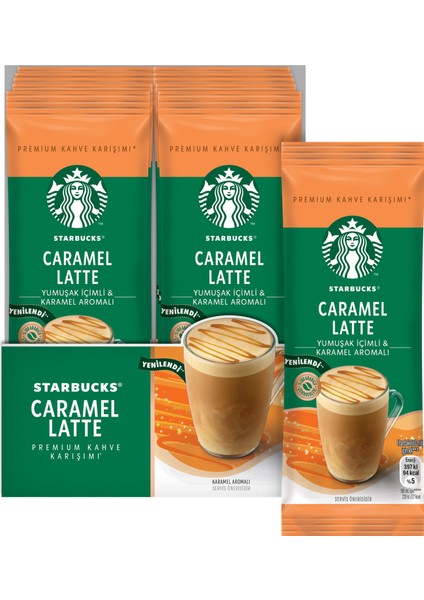 Caramel Latte 10 Adet 10X21,5 gr 215 gr