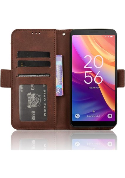 Tcl 501 4g Ayarlanabilir Ayrılabilir Kart Tutucu Deri Cüzdan Kapak Için Kılıf (Yurt Dışından) fırsatları