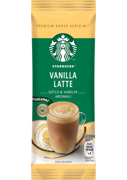 Premium Vanilla Latte Serisi 10LU