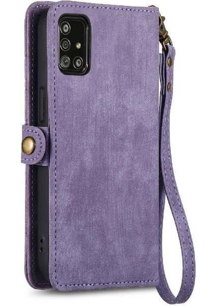 Samsung Galaxy A71 4g Için Flip Case Basit Iş Kapak Darbeye (Yurt Dışından)