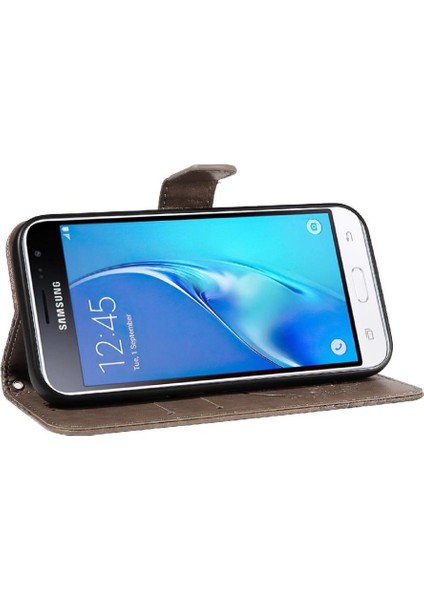 Mays Shop Kredi Kartı Yuvası Ayrılabilir El ile Samsung Galaxy J3 2016 Için Flip Case (Yurt Dışından)