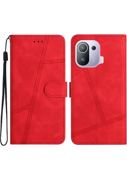Xiaomi 11 Pro Için Flip Case Kart Yuvaları Tutucu Manyetik Tam Koruma Pu (Yurt Dışından)