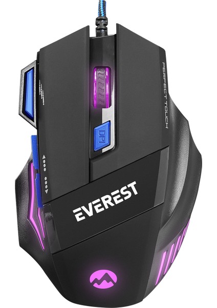 SM-G23 X-Speed Siyah/gümüş 2in1 7200DPI Makrolu Oyuncu Mouse +Gaming Mouse Pad