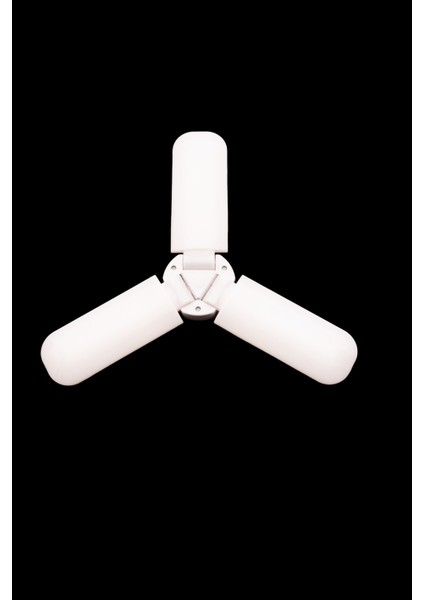 KES471 45W Kanatlı Pervane LED Ampül E27 Günışığı Işık