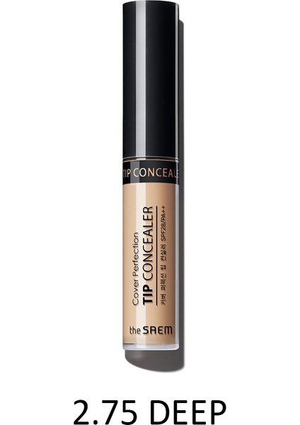 Uzun Süre Kalıcı Likit Kapatıcı Cover Perfection Tip Concealer - 2.75 Deep