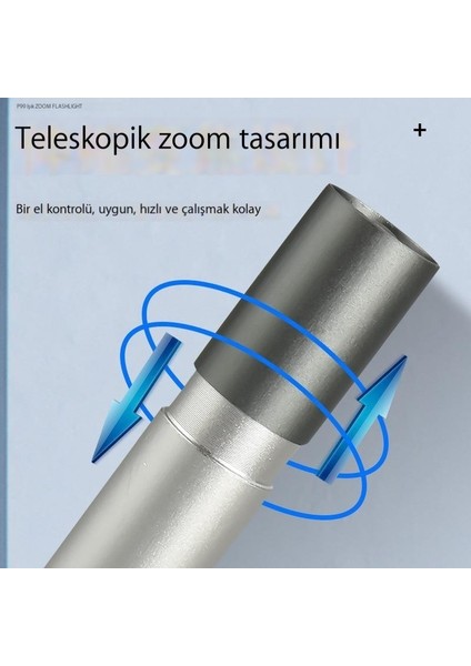 Patlamaya Dayanıklı Parlak Ultra Parlak Zoom El Feneri Dış Mekan Küçük Aydınlatma El Feneri (Yurt Dışından) modelleri