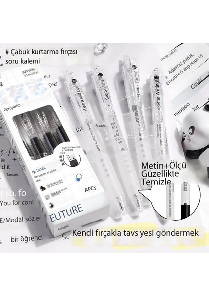 Press Jel Kalem, Yüksek Değerli, Çabuk Kuruyan Fırça, Imza Kalemi (Yurt Dışından)