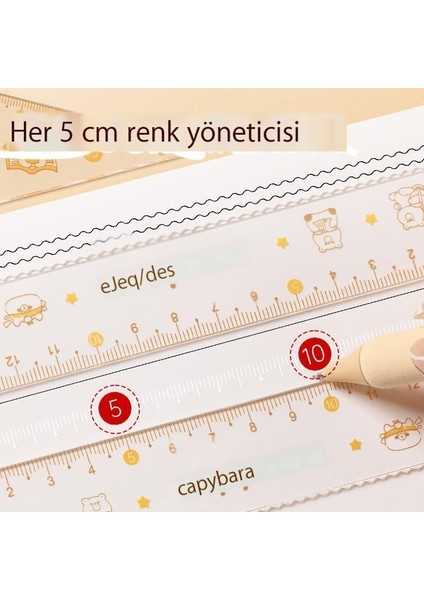 Ortaokul ve Lise Öğrencileri Için Cetvel Seti Matematik Testi Sanat Özel Aletler 15CM Karikatür (Yurt Dışından) modelleri