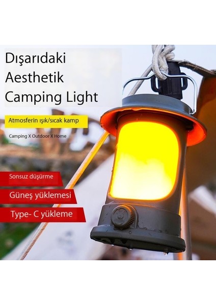 Vahşi Seyahat Kamp Işığı Çadır Işığı (Yurt Dışından)