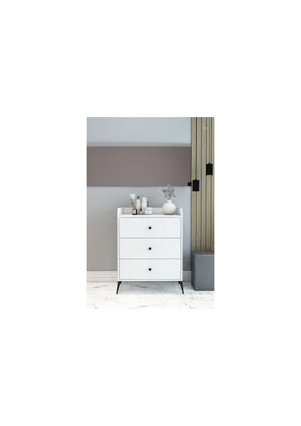 Modern Şifonyer Beyaz 93X70X45 cm fiyatları