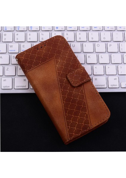Telefon Kılıfı Için Xiaomi Poco M6 4g Flip Folio Kapak Pu Deri Cüzdan Kart (Yurt Dışından)