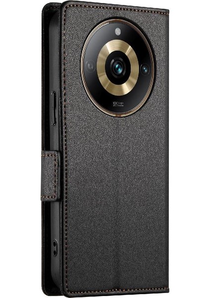 Realme 11 Pro Flip Kartvizit Yuvaları Cüzdan Günlük Kullanım Için Flip Case (Yurt Dışından)