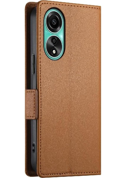 Oppo A78 4g Günlük Kullanım Için Flip Case Kartvizit Yuvaları Cüzdan Flip (Yurt Dışından) indirimleri