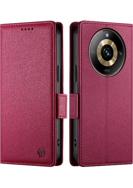 Realme 11 Pro Flip Kartvizit Yuvaları Cüzdan Günlük Kullanım Için Flip Case (Yurt Dışından)