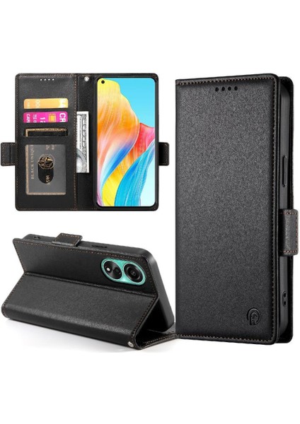 Oppo A78 4g Günlük Kullanım Için Flip Case Kartvizit Yuvaları Cüzdan Flip (Yurt Dışından) modelleri