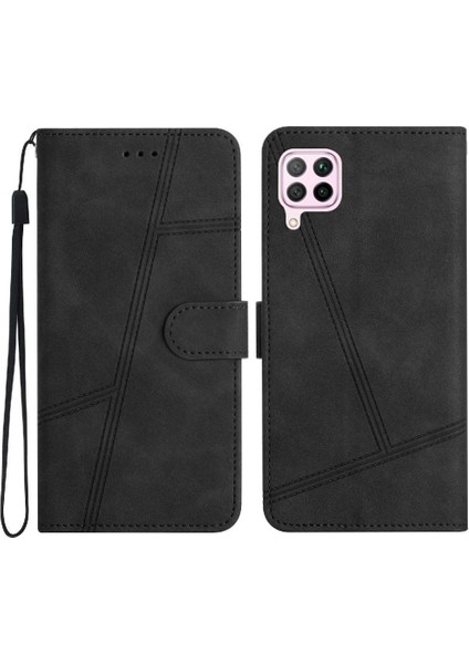 Huawei P40 Lite Için Flip Case Cüzdan Pu Deri Flip Folio Tam Koruma (Yurt Dışından) indirimleri
