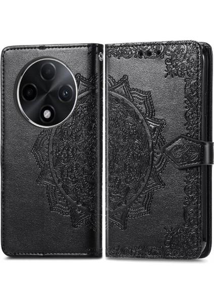 Oppo A3 Pro Için Flip Case Basit Iş Darbeye Kapak Kapak Deri (Yurt Dışından)