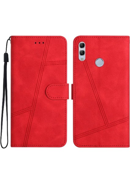 Onur Için Flip Case 10 Lite Flip Folio Bilek Kayışı Cüzdan Pu Deri Kart (Yurt Dışından)