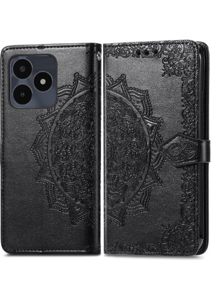Realme Not 50 Için Flip Case Deri Kılıf Kapak Basit Iş (Yurt Dışından)