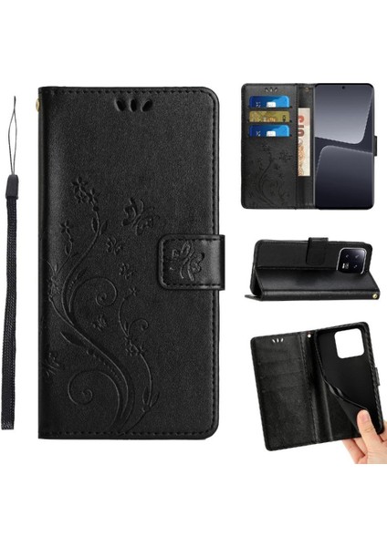 Xiaomi Redmi Not Için Filp Durumda 13 Pro 4g Kickstand Kart Tutucu Bilek Pu (Yurt Dışından)