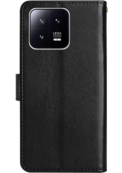 Xiaomi Redmi Not Için Filp Durumda 13 Pro 4g Kickstand Kart Tutucu Bilek Pu (Yurt Dışından)