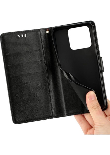 Xiaomi Redmi Not Için Filp Durumda 13 Pro 4g Kickstand Kart Tutucu Bilek Pu (Yurt Dışından)