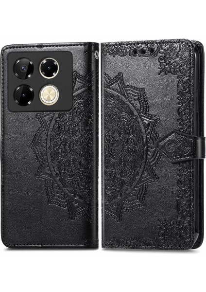 Infinix Not 40 Pro 4g Zarif Desen Basit Iş Için Flip Case (Yurt Dışından)
