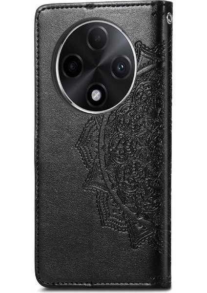 Oppo A3 Pro Için Flip Case Basit Iş Darbeye Kapak Kapak Deri (Yurt Dışından)