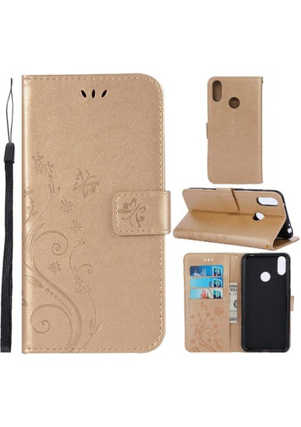 Huawei Filp Pro 2019 Kart Tutucu Manyetik Kapatma Pu Deri Için Filp Durumda (Yurt Dışından)