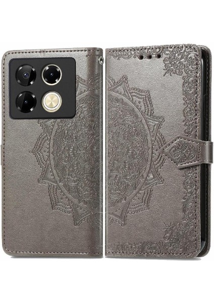 Infinix Not 40 Pro 4g Zarif Desen Basit Iş Için Flip Case (Yurt Dışından)