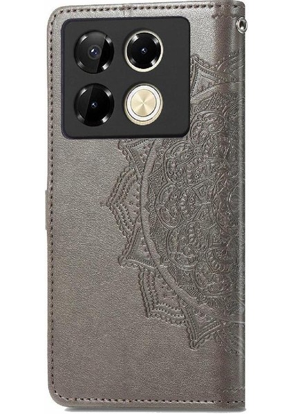 Infinix Not 40 Pro 4g Zarif Desen Basit Iş Için Flip Case (Yurt Dışından)