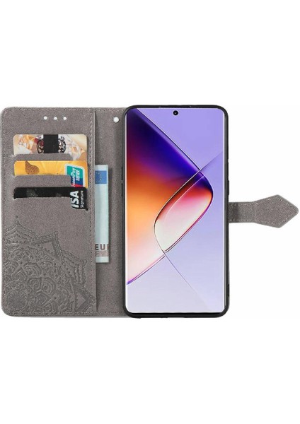 Infinix Not 40 Pro 4g Zarif Desen Basit Iş Için Flip Case (Yurt Dışından)