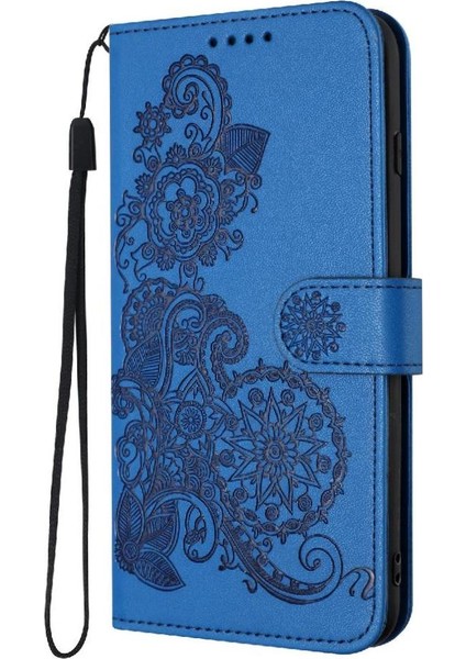 Kart Yuvası Standı ile IPhone 16 Pro Için Flip Case Pu Deri Manyetik Kapak (Yurt Dışından)
